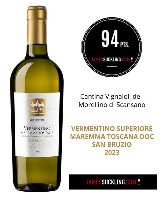 Vermentino Superiore Maremma Toscana DOC San Bruzio 2024